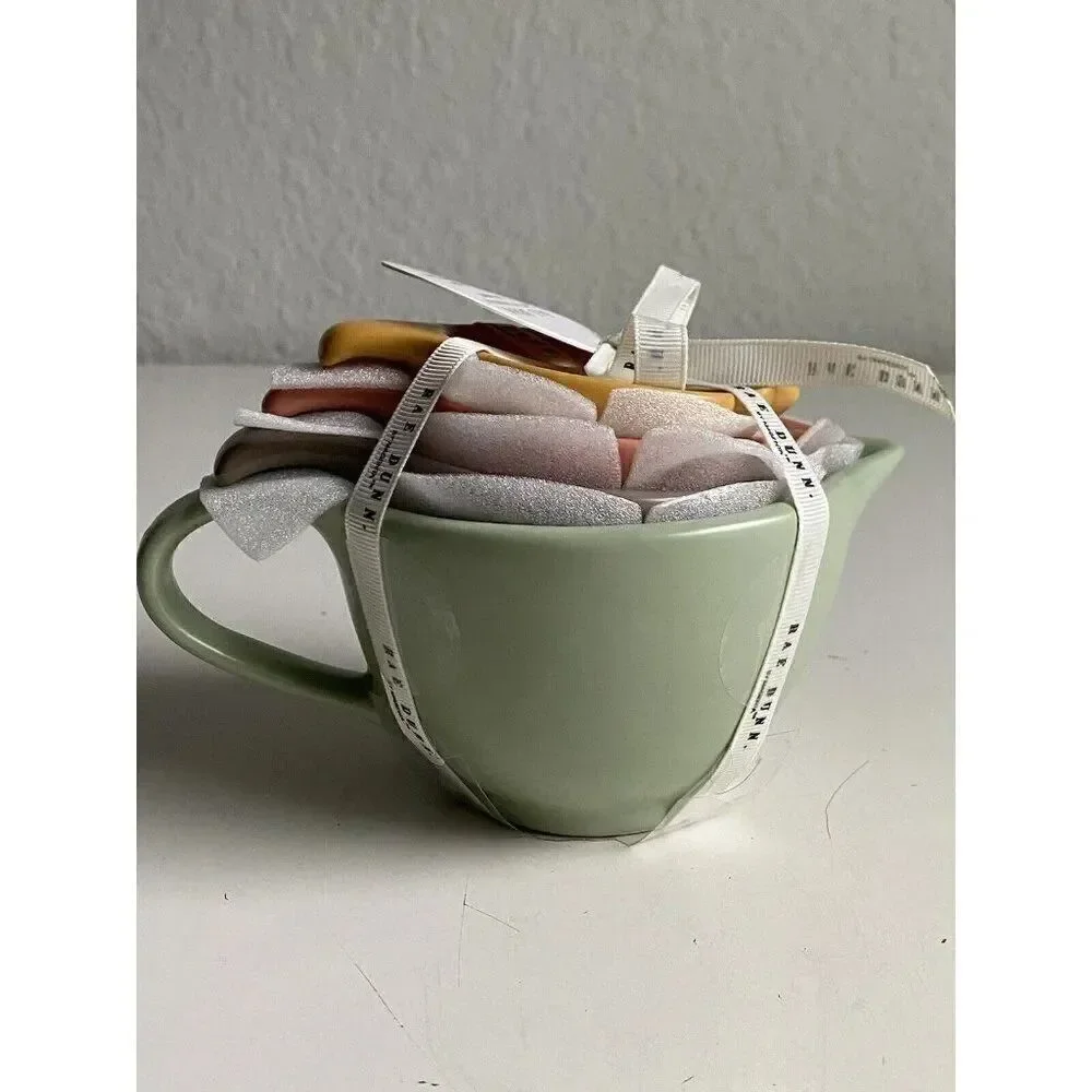 RAE DUNN Thanksgiving Measuring Cups‎ Gather Bounty Blessings Plenty Ceramic NEW